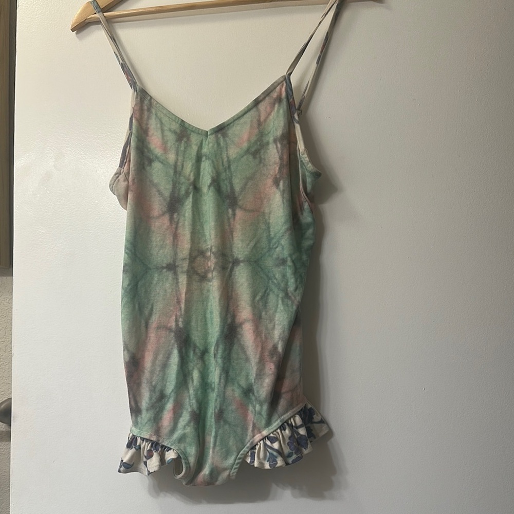Tie-Dye Spaghetti Strap Women's Top